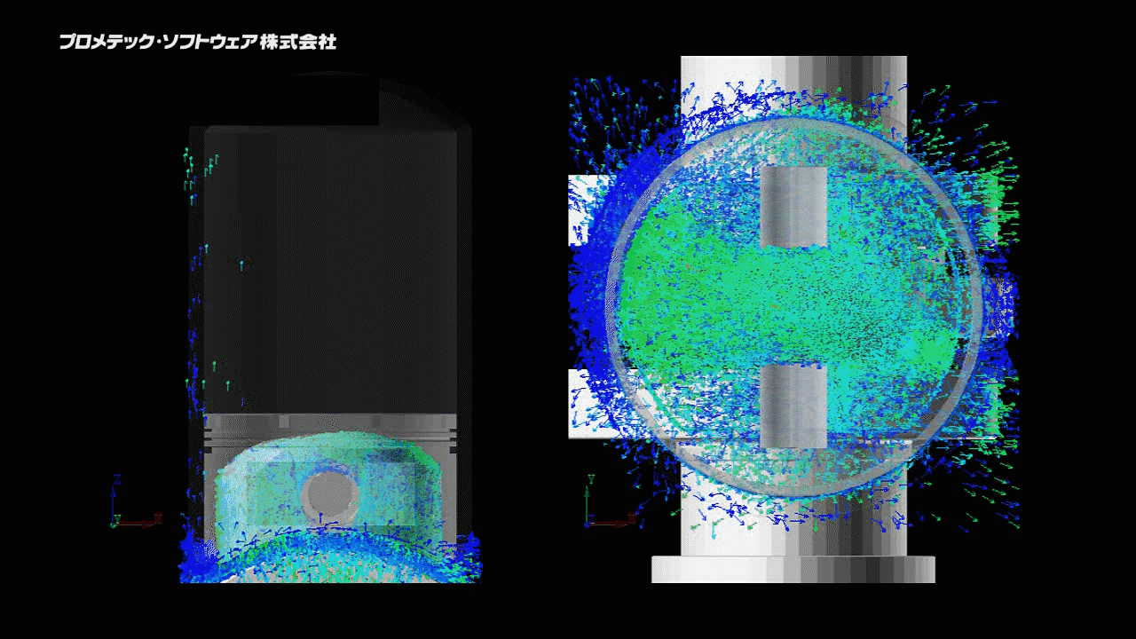 Particleworks Piston Simulation